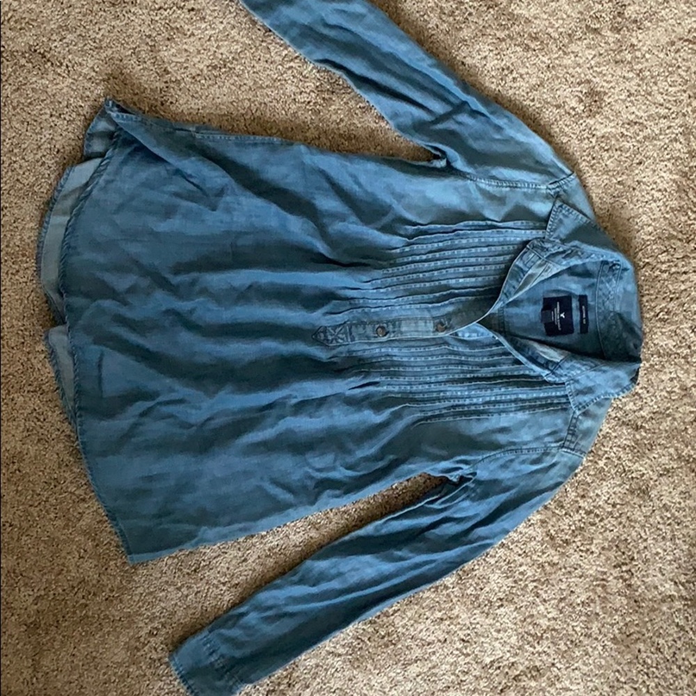 Long denim American Eagle top